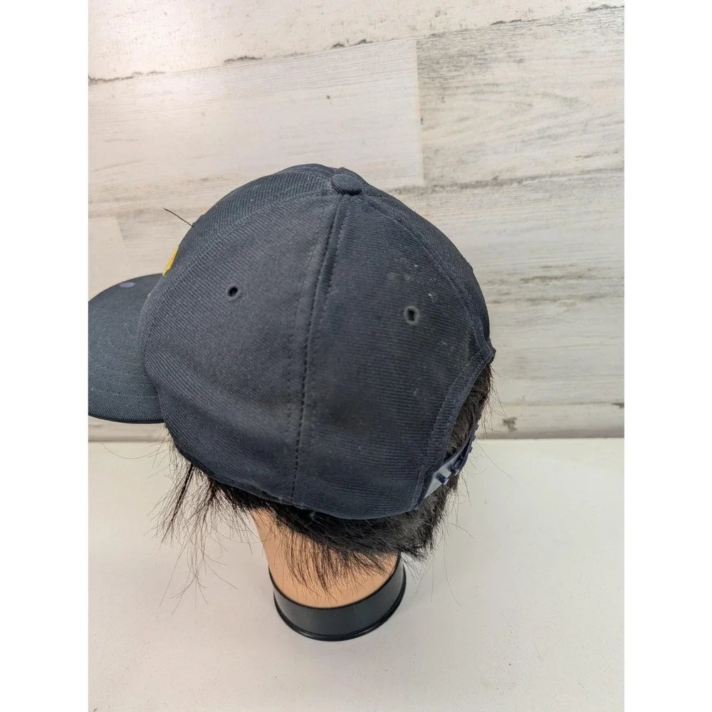 Eagle Crest US Navy Seabees Snapback Hat Black We Build We Fight Can Do USA Made